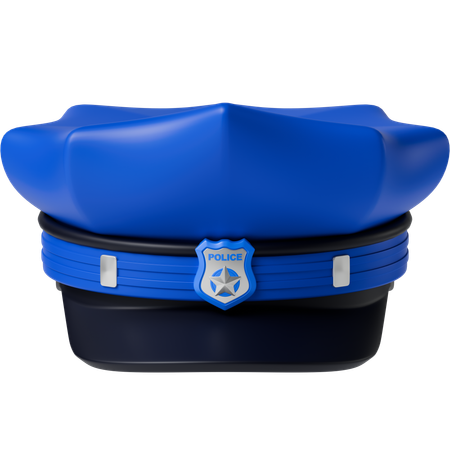 Polizeimütze  3D Icon