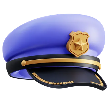 Polizeimütze  3D Icon