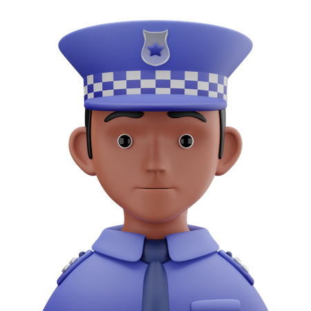 Polizist  3D Icon