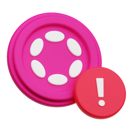 Polkadot Alert  3D Icon