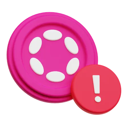 Polkadot Alert  3D Icon