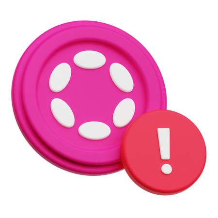 Polkadot Alert  3D Icon