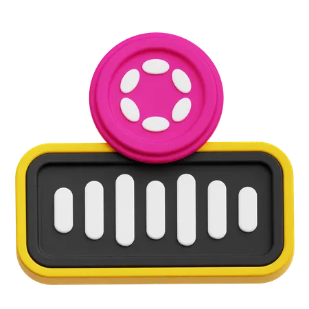 Polkadot Audio  3D Icon