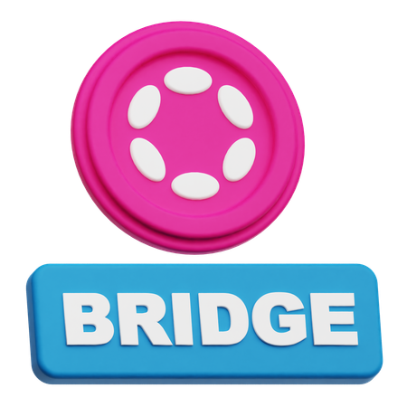 Polkadot Bridge  3D Icon