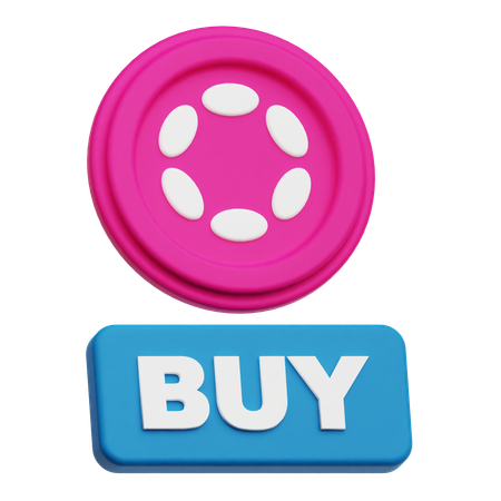 Polkadot Buy  3D Icon