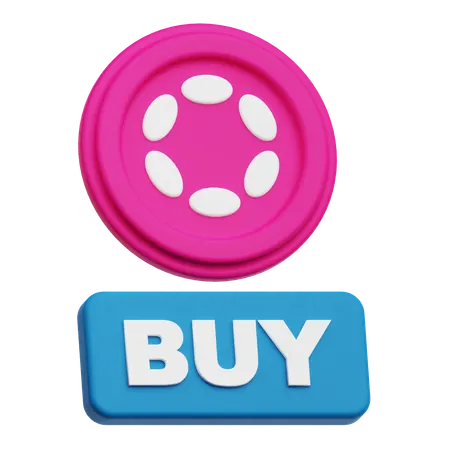 Polkadot Buy  3D Icon