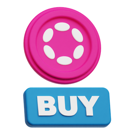 Polkadot Buy  3D Icon