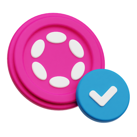 Polkadot Check  3D Icon
