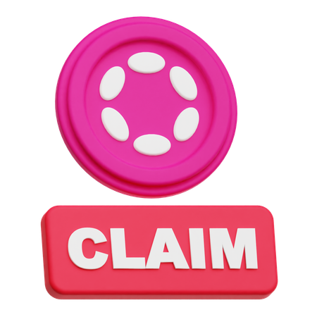 Polkadot Claim  3D Icon