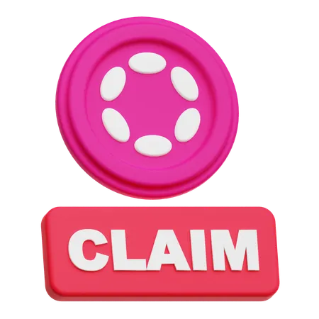 Polkadot Claim  3D Icon