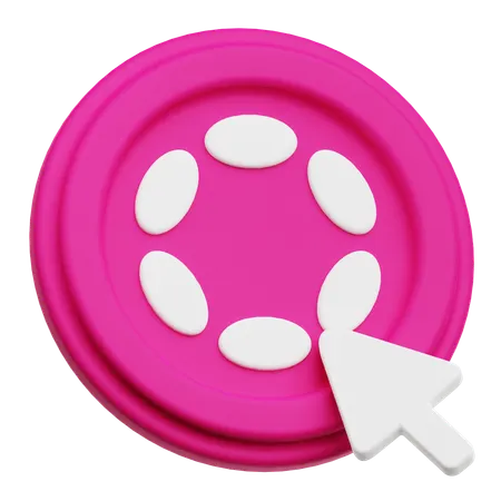 Polkadot Click  3D Icon