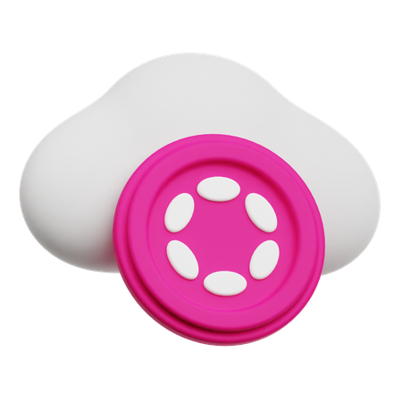 Polkadot Cloud  3D Icon