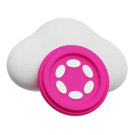 Polkadot Cloud  3D Icon
