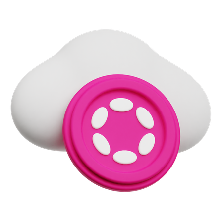 Polkadot Cloud  3D Icon