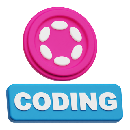 Polkadot Coding  3D Icon