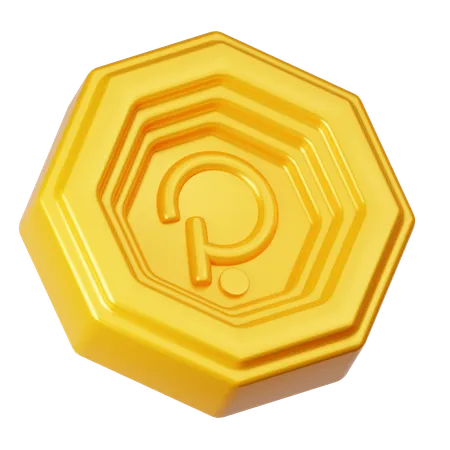 Polkadot Coin  3D Icon