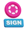 Polkadot Coin sign