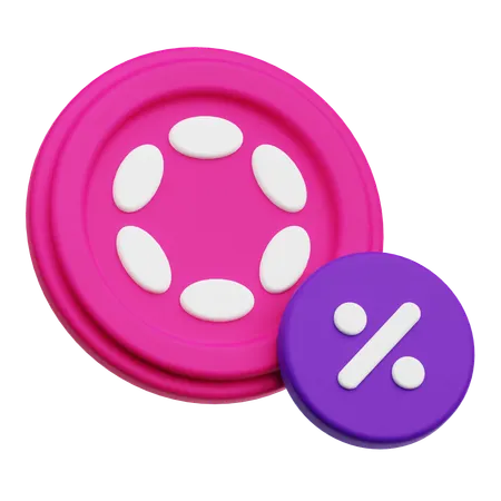 Polkadot Discount  3D Icon