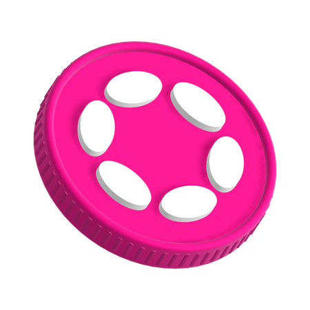 Polkadot DOT  3D Icon