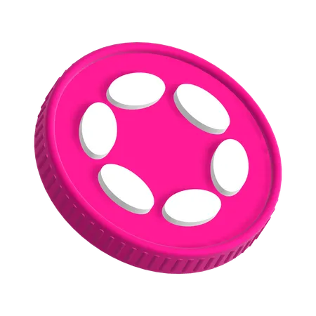 Polkadot DOT  3D Icon