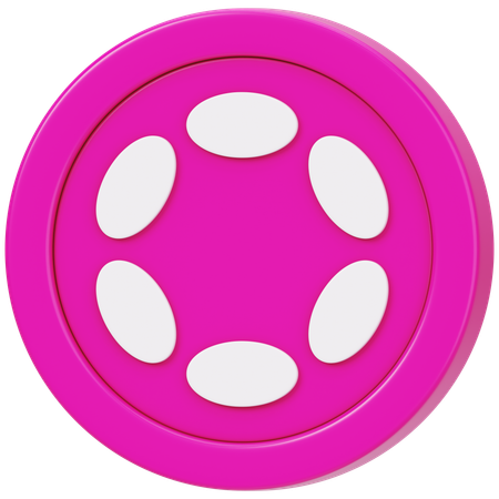 Polkadot Dot  3D Icon