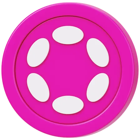 Polkadot Dot  3D Icon