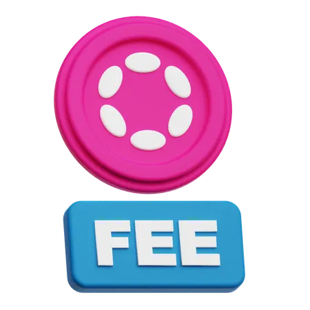 Polkadot Fee  3D Icon