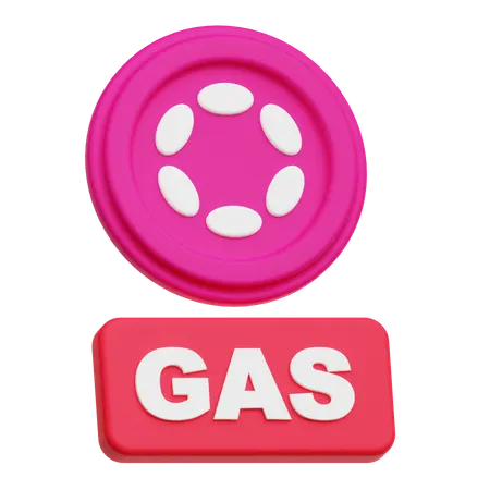Polkadot Gas  3D Icon