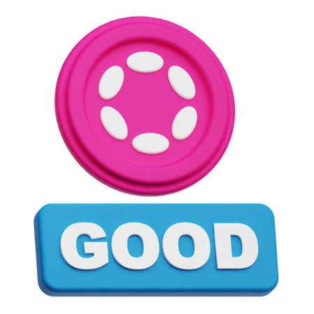Polkadot Good  3D Icon
