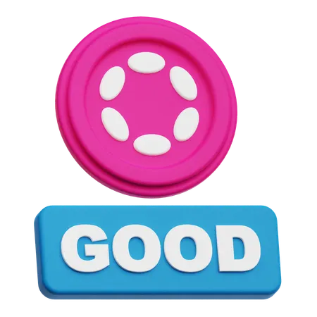 Polkadot Good  3D Icon