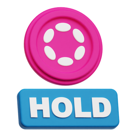 Polkadot Hold  3D Icon
