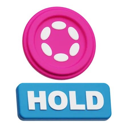 Polkadot Hold  3D Icon