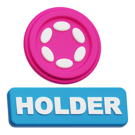 Polkadot Holder  3D Icon
