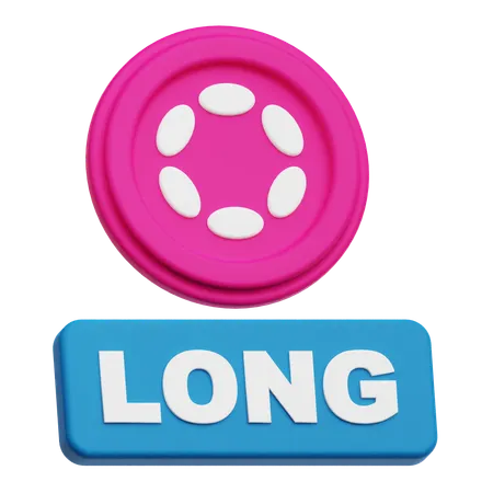 Polkadot Long  3D Icon