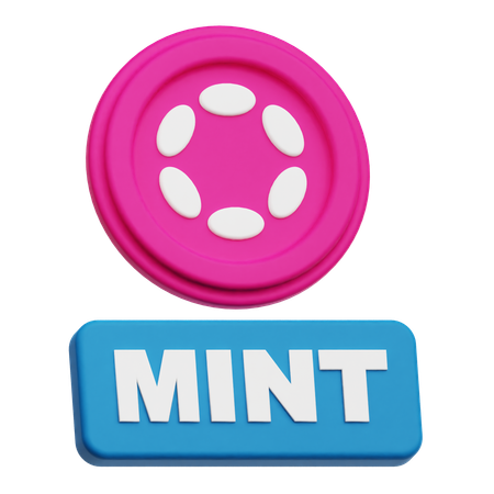 Polkadot Mint  3D Icon