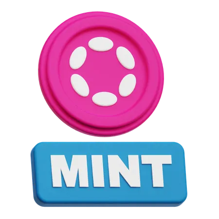 Polkadot Mint  3D Icon