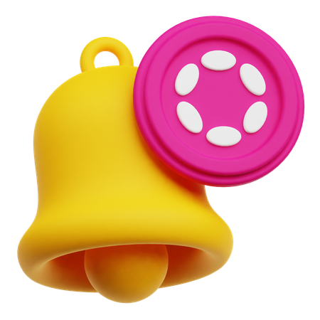 Polkadot Notification  3D Icon