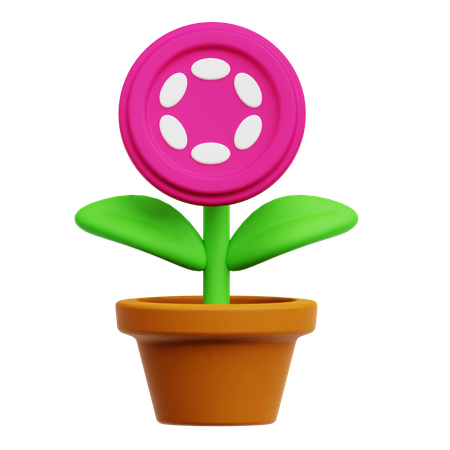 Polkadot Plant  3D Icon
