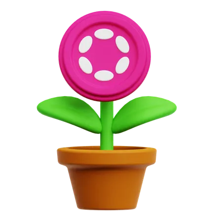 Polkadot Plant  3D Icon