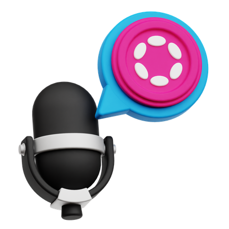 Polkadot Podcast  3D Icon