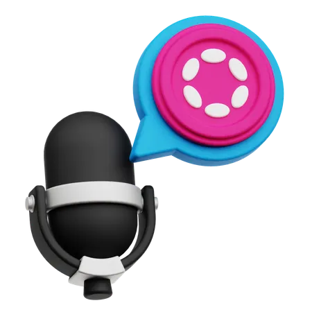 Polkadot Podcast  3D Icon