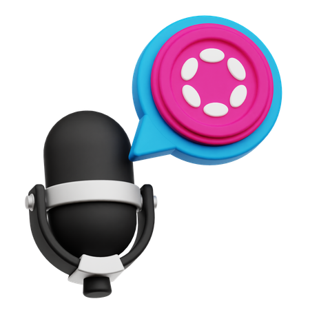 Polkadot Podcast  3D Icon