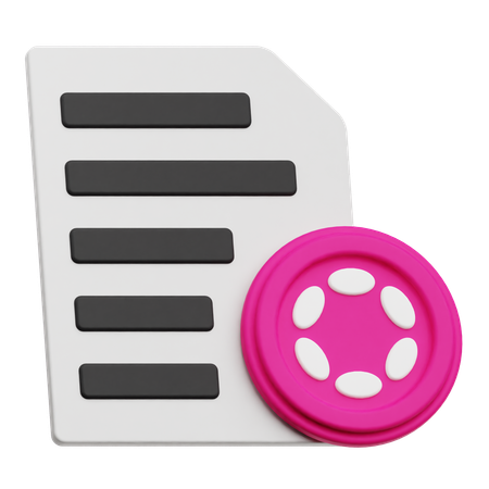Polkadot Report  3D Icon