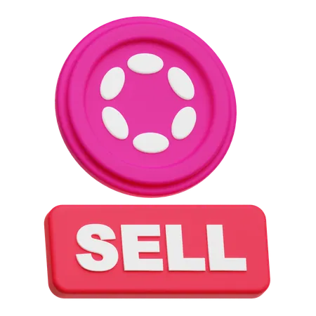 Polkadot Sell  3D Icon