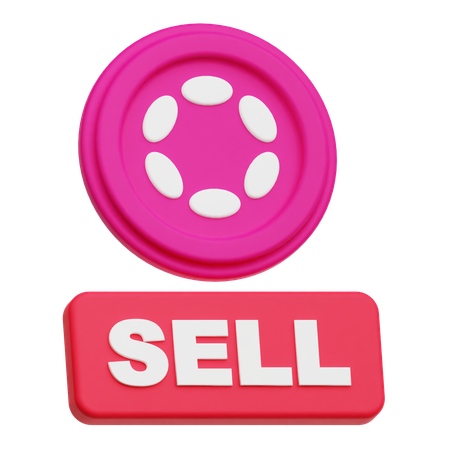 Polkadot Sell  3D Icon