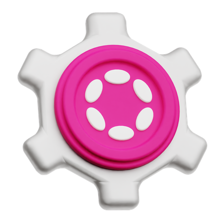 Polkadot Setting  3D Icon