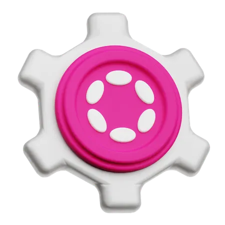 Polkadot Setting  3D Icon