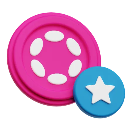Polkadot Star  3D Icon