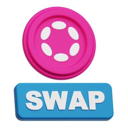 Polkadot Swap  3D Icon