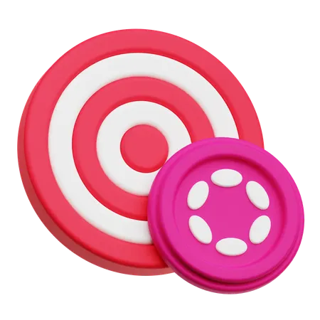 Polkadot Target  3D Icon